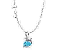 PANDORA Collier avec pendentif baleine en argent 925, coffret cadeau pour femme, bijou moderne et polyvalent 28907