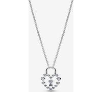 Pandora Collier avec pendentif Moments 394416C01-50 Cœur scintillant argent sterling zircone 50 cm