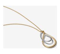 Pandora Collier avec Pendentif Double Bimatière 50 cm