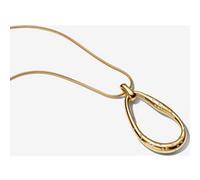 Pandora Collier avec Pendentif XL Serti de Forme Organique Doré 90 cm