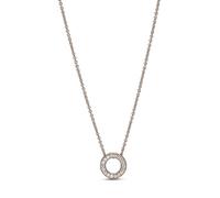 PANDORA collier cercle en pavé 387436C01-45 Argent sterling femme
