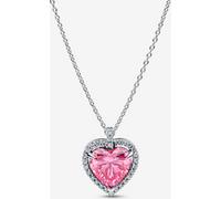 Pandora Collier Cœur Halo Rose 45 cm
