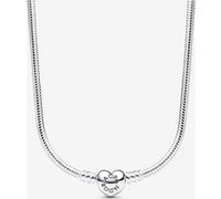 Pandora Collier Maille Serpent Fermoir Cœur