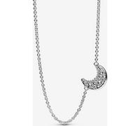 Pandora Collier Pendentif Croissant de Lune Scintillant 60 cm