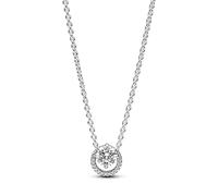 Pandora Collier Timeless en argent sterling avec zircones cubiques transparentes