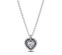 Pandora Colliers Sparkling Halo Heart Necklace 393099C01