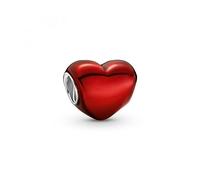 Pandora Colours Charm Cœur en argent sterling, émail rouge