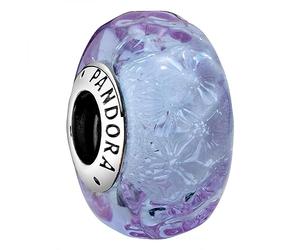 Pandora Colours Charm en verre de Murano Vague
