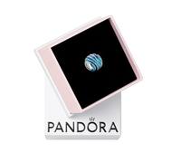 Pandora Colours Charm Vague en argent avec émail bleu mélangé