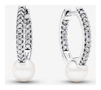 Pandora Créoles Perle de Culture d'Eau Douce Traitée & Pavé one size