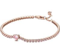 Pandora Cœur étincelant Bracelet Tennis 580041C01 Bracelet pour femme, Circonférence du bracelet:20cm