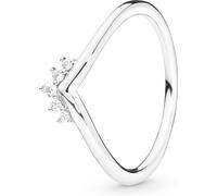 Pandora Diadem-Wishbone Ring 198282CZ Anneau pour femme, Taille de l'anneau:56