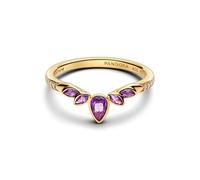 Pandora Disney 164135C01 Bague pour Femme La Reine des Neiges Anna Tiara Doré, 54/17,2, Argent Sterling, Zircon cubique Cristal