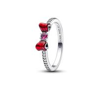 PANDORA Disney 193652C01 Bague en argent pour femme Motif princesse Blanche-Neige Nœud, 54/17,2, Argent sterling, Zircone cubique