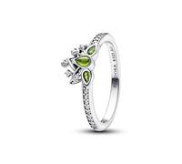 PANDORA Disney 193653C01 Tiana Tiara Bague pour femme en argent, 52/16,6, Argent sterling, Zircone cubique