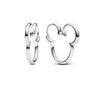 Pandora Disney 293528C00 Boucles d'oreilles Mickey Mouse en argent sterling, Klar, Argent sterling, Pas de gemme