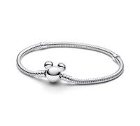 Pandora Disney 593061C00 Bracelet à maillons Moments Mickey Mouse fermoir argent 21 cm