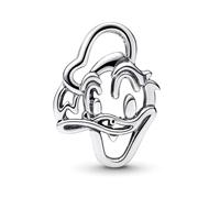 Pandora Disney 793909C00 Breloque Donald Duck Ouverte en Argent Sterling, Compatible Moments, 7 x 13,5 x 9,5 mm