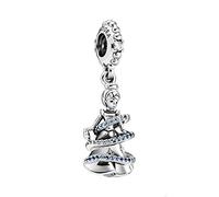 Pandora Disney Cendrillon magique en argent sterling 10 x 18 x 10,7 mm (T/H/B), taille unique, Argent sterling, Zircone cubique