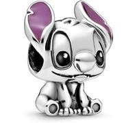 Pandora Charm Disney Stitch en argent – émail noir et violet