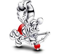 PANDORA Disney Mickey Mouse Amor Slide-Charm, argent sterling