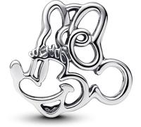 PANDORA Disney Minnie Mouse 793908C00 Breloque ouverte en argent sterling compatible Moments 7,1 x 12,2 x 12,9 mm