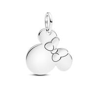 PANDORA Disney Minnie Mouse 793993C00 Breloque personnalisable en argent sterling compatible ME et Moments
