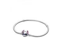 Pandora Disney Stitch 593738C01 Bracelet pour femme en argent, 593738C01-18, Argent sterling, Pas de gemme