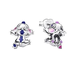 PANDORA Disney Stitch & Angel 293741C01 Boucles d'oreilles en Argent Sterling