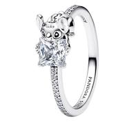 PANDORA Disney Stitch & Stone 193740C01 Bague pour femme en argent, 58/18,5, Argent sterling, Zircone cubique