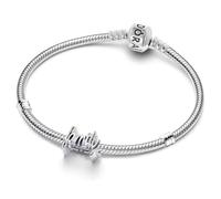 PANDORA Ensemble de bijoux pour femme : bracelet avec breloque « family » (famille), argent 925, bijou intemporel, accessoire de mode 21106 18 cm