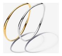 Pandora Ensemble de Bracelets Jonc de Forme Organique one size