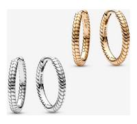 Pandora Ensemble Petites Créoles à Charms Pandora Moments one size