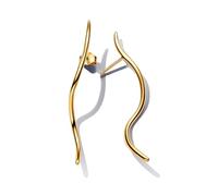 Pandora Essence 14k Gold-plated double huggie hoop earrings