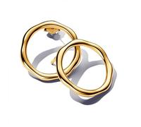 Pandora Essence 14k Gold-plated double huggie hoop earrings