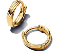 Pandora Essence 263871C00 Boucles d'oreilles torsadées en argent sterling plaqué or 14 carats