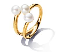 Pandora Bague Ouverte Perle de Culture d'Eau Douce Traitée 52