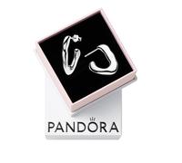 Pandora Créoles Ouvertes en V de Forme Organique one size