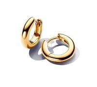 Pandora Essence Boucles d’oreilles créoles en métal plaqué or 14 carats