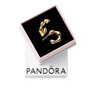 Pandora Essence Boucles d’oreilles créoles en métal plaqué or 14 carats