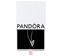 Pandora ME Bague Texture en argent sterling avec zircones cubiques transparentes, taille 56