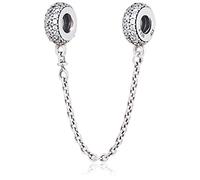 Pandora Timeless Chaîne de confort Pavé en argent avec zircones cubiques transparentes