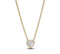 PANDORA Funkelndes Herz Collier-Halskette 368425C01-45 Chaîne de Cou pour Femmes