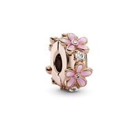 Pandora Garden Collection Marguerite en métal plaqué or rose 14 carats