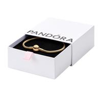 Pandora Icons Bracelet en métal plaqué or 14 carats, fermoir scintillant