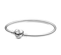 Pandora Icons Bracelet jonc à fermoir en forme de cœur