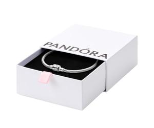 Pandora Icons Bracelet Maille Serpent en Argent Sterling avec Fermoir Barillet