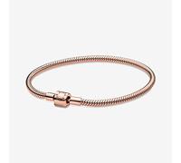 Pandora Icons Bracelet maille serpent en métal plaqué or rose 14 carats, 23