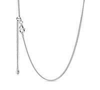 Pandora Icons Collier en argent sterling avec fermoir coulissant, 60