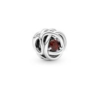 Pandora janvier pierre de naissance rouge cercle d'éternité Charm 790065C06 Pendentif